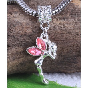 Verzilverde Bedel Elfje - groot gat